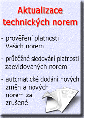 Aktualizace technických norem