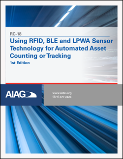 Publikace AIAG Using RFID, BLE, and LPWA Sensor Technology 1.7.2021 náhled