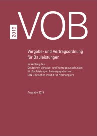 Náhled  VOB Gesamtausgabe 2019; Vergabe- und Vertragsordnung für Bauleistungen Teil A (DIN 1960), Teil B (DIN 1961), Teil C (ATV) 3.10.2019