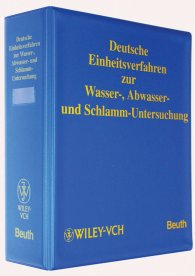 Náhled  Loseblattwerk; Deutsche Einheitsverfahren zur Wasser-, Abwasser- und Schlammuntersuchung; Physikalische, chemische, biologische und bakteriologische Verfahren 1.2.2018