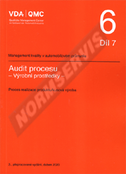 Publikace  VDA 6.7 - Audit procesu - Výrobní prostředky - Proces realizace produktu / Kusová výroba. 3. vydání 1.6.2021 náhled