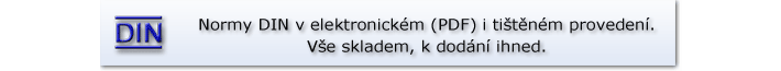 Normy DIN v elektronickém (PDF) i papírovém provedení