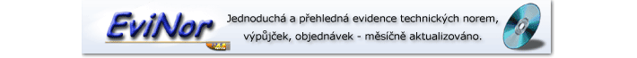 Jednoduchá a přehledná evidence technických norem, výpůjček a objednávek