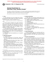 NEPLATNÁ ASTM A322-91(1996) 15.8.1991 náhled