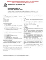 NEPLATNÁ ASTM A601-96(2004) 1.10.2004 náhled