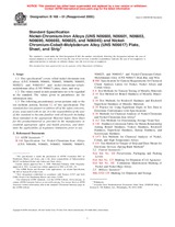 NEPLATNÁ ASTM B168-01(2005) 1.11.2005 náhled