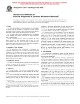 NEPLATNÁ ASTM C674-88(1999) 10.10.1999 náhled