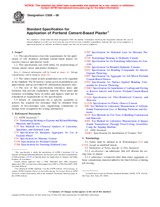 NEPLATNÁ ASTM C926-06 1.6.2006 náhled