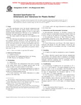 NEPLATNÁ ASTM D2911-94(2001) 1.1.2001 náhled