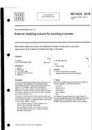 Norma BS 4904:1978 29.12.1978 náhled