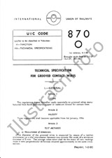 Norma UIC 563-8ed. 1.1.1990 náhled