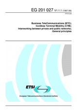 Norma ETSI EG 201027-V1.1.1 30.6.1997 náhled