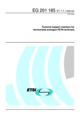 ETSI EG 201185-V1.1.1 26.2.1999