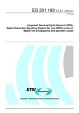 ETSI EG 201189-V1.2.1 15.7.1997