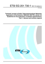 Norma ETSI EG 201730-1-V2.1.3 9.1.2006 náhled