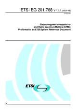 Norma ETSI EG 201788-V1.1.1 17.9.2001 náhled