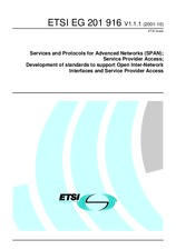 ETSI EG 201916-V1.1.1 11.10.2001