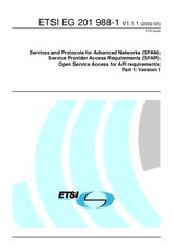 ETSI EG 201988-1-V1.1.1 27.5.2002