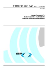Norma ETSI EG 202048-V1.1.1 28.8.2002 náhled
