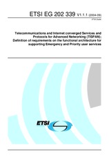 ETSI EG 202339-V1.1.1 8.9.2004