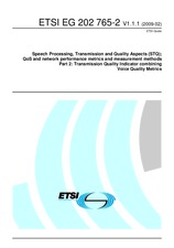 Norma ETSI EG 202765-2-V1.1.1 23.2.2009 náhled