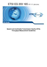 Norma ETSI EG 203165-V1.1.1 27.4.2012 náhled
