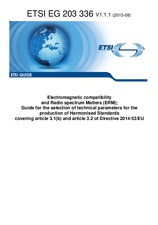 Náhled ETSI EG 203336-V1.1.1 24.8.2015