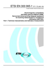 ETSI EN 300065-1-V1.1.3 11.5.2001