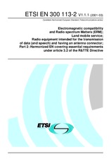 Norma ETSI EN 300113-2-V1.1.1 20.3.2001 náhled