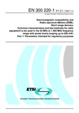 ETSI EN 300220-1-V1.2.1 30.11.1997