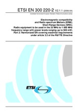 ETSI EN 300220-2-V2.1.1 3.4.2006