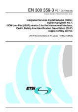 ETSI EN 300356-3-V3.1.3 31.8.1998