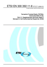 ETSI EN 300392-11-6-V1.2.1 5.1.2004