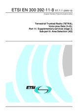 ETSI EN 300392-11-8-V1.1.1 4.12.2000