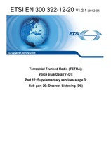 ETSI EN 300392-12-20-V1.2.1 5.4.2012