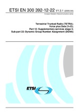 ETSI EN 300392-12-22-V1.3.1 5.4.2005