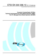 ETSI EN 300396-10-V1.1.2 20.8.2002