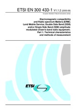 ETSI EN 300433-1-V1.1.2 17.8.2000