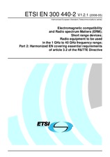 ETSI EN 300440-2-V1.2.1 27.5.2008