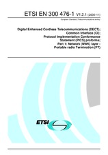 ETSI EN 300476-1-V1.2.1 27.11.2000
