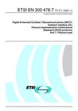ETSI EN 300476-7-V1.2.1 27.11.2000