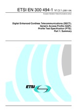 ETSI EN 300494-1-V1.3.1 3.4.2001