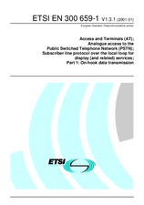 Norma ETSI EN 300659-1-V1.3.1 18.1.2001 náhled