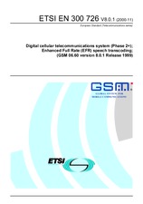 ETSI EN 300726-V8.0.1 15.11.2000