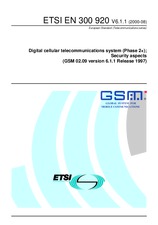 Norma ETSI EN 300920-V6.1.1 29.8.2000 náhled