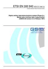 Norma ETSI EN 300940-V6.4.3 29.12.1999 náhled
