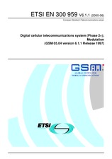 Norma ETSI EN 300959-V6.1.1 20.6.2000 náhled