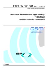 Norma ETSI EN 300961-V6.1.1 30.11.2000 náhled