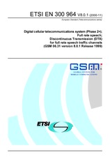 ETSI EN 300964-V8.0.1 15.11.2000
