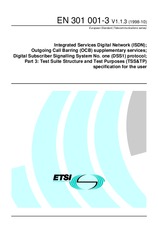Norma ETSI EN 301001-3-V1.1.3 15.10.1998 náhled